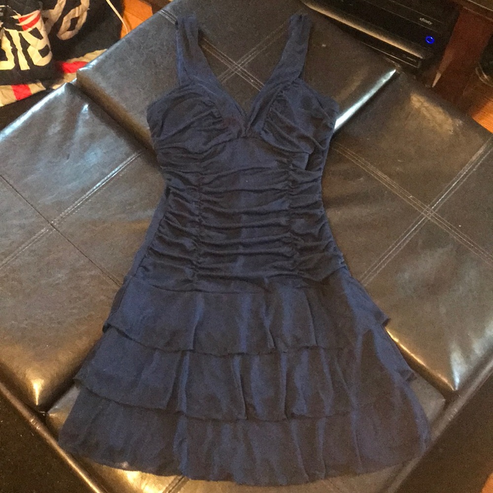 Semi-formal navy dress